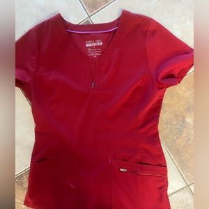 Healing Hands Purple Label red shirt and black shirt